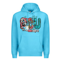 Ocean Blue pcu Premium Hoodie - Zillion Design Studio