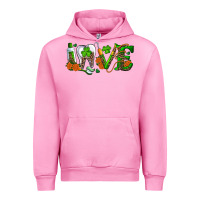 Fuchsia Pink Dental Love St. Patricks Day Urban Hoodie - RanaPortraitStore