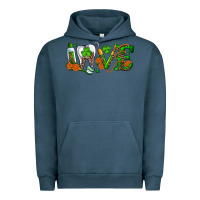 Pigment Midnight Navy Dental Love St. Patricks Day Urban Hoodie - RanaPortraitStore