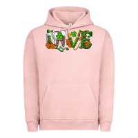 Pigment Salmon Dental Love St. Patricks Day Urban Hoodie - RanaPortraitStore