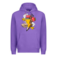 Teacher Lightning Bolt Premium Hoodie | Teevron