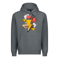 Rock teacher lightning bolt Premium Hoodie - texasbilliewilder
