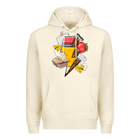 Sandshell teacher lightning bolt Premium Hoodie - texasbilliewilder
