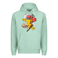 Seafoam teacher lightning bolt Premium Hoodie - texasbilliewilder