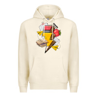 Tofu teacher lightning bolt Premium Hoodie - texasbilliewilder