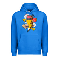 True Royal teacher lightning bolt Premium Hoodie - texasbilliewilder