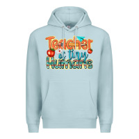 Blue Mist teacher of tiny humans Premium Hoodie - texasbilliewilder