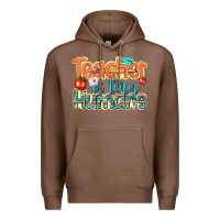 Chestnut teacher of tiny humans Premium Hoodie - texasbilliewilder