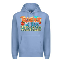 Colony Blue teacher of tiny humans Premium Hoodie - texasbilliewilder