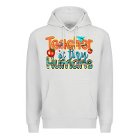 Dove Grey teacher of tiny humans Premium Hoodie - texasbilliewilder