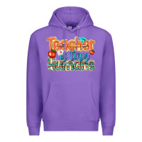 Purple teacher of tiny humans Premium Hoodie - texasbilliewilder