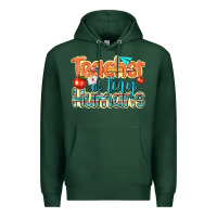 Sports Green teacher of tiny humans Premium Hoodie - texasbilliewilder