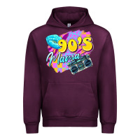Mauve Wine 90's mama Urban Hoodie - Zillion Design Studio