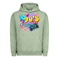 Pigment Oil Green 90's mama Urban Hoodie - Zillion Design Studio