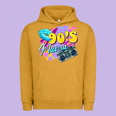 90's Mama Urban Hoodie Designed By Zillion Design Studio