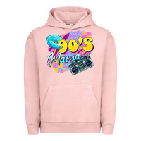 Pigment Salmon 90's mama Urban Hoodie - Zillion Design Studio