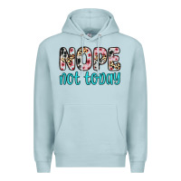 Blue Mist nope not today Premium Hoodie - Zillion Design Studio