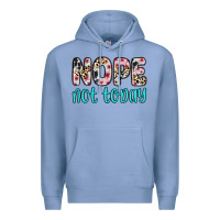 Colony Blue nope not today Premium Hoodie - Zillion Design Studio