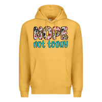 Mustard nope not today Premium Hoodie - Zillion Design Studio