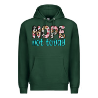 Sports Green nope not today Premium Hoodie - Zillion Design Studio