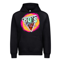 Black 80's mom Urban Hoodie - Zillion Design Studio