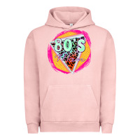 Pigment Salmon 80's mom Urban Hoodie - Zillion Design Studio