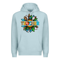 Blue Mist teacher sunflower tbw Premium Hoodie - texasbilliewilder