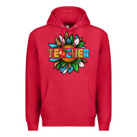 Cardinal teacher sunflower tbw Premium Hoodie - texasbilliewilder