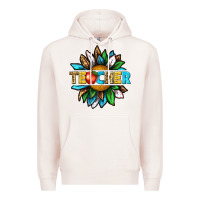 Pale Pink teacher sunflower tbw Premium Hoodie - texasbilliewilder