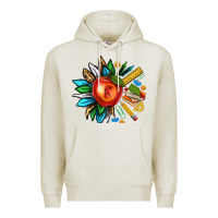 Oatmeal Heather teacher sunflower Premium Hoodie - texasbilliewilder