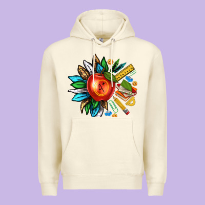 Teacher Sunflower Premium Hoodie Designed By Texasbilliewilder