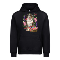 Black Easter Aussie Australian Shepherd Urban Hoodie - RanaPortraitStore