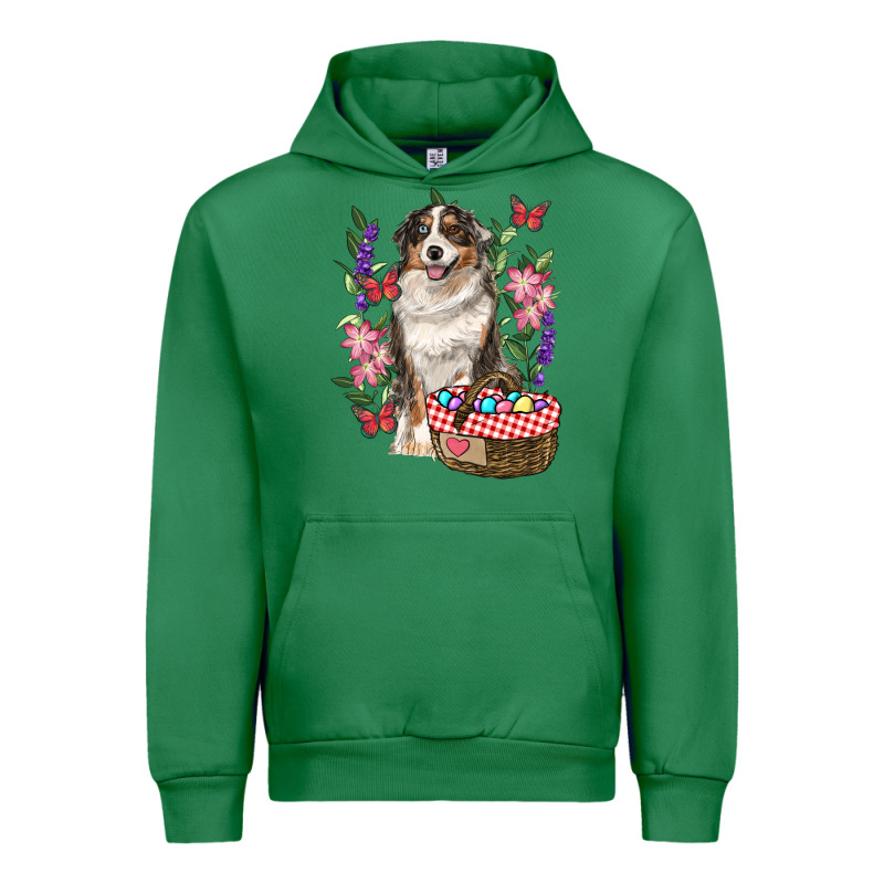 Easter Aussie Australian Shepherd Urban Hoodie by RanaPortraitStore | Teevron