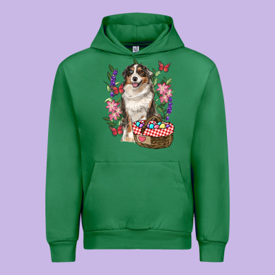 Urban Hoodie Easter Aussie Australian Shepherd