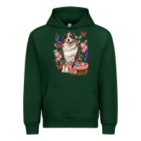 Foreset Green Easter Aussie Australian Shepherd Urban Hoodie - RanaPortraitStore