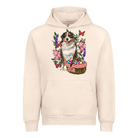 Sandshell Easter Aussie Australian Shepherd Urban Hoodie - RanaPortraitStore