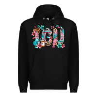 Black icu intensive care unit Premium Hoodie - Zillion Design Studio