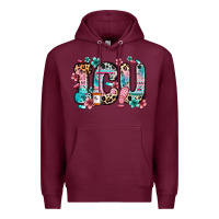 Burgundy icu intensive care unit Premium Hoodie - Zillion Design Studio