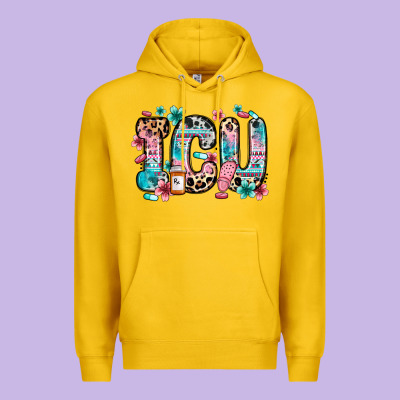 Icu Intensive Care Unit Premium Hoodie Designed By Zillion Design Studio