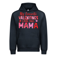 Navy my favorite valentines call me mama Urban Hoodie - texasbilliewilder