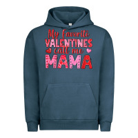Pigment Midnight Navy my favorite valentines call me mama Urban Hoodie - texasbilliewilder