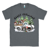 Charcoal Heather merry christmas gnomies Classic Tee - FaDigitalArtStudio
