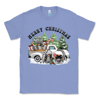 Colony Blue merry christmas gnomies Classic Tee - FaDigitalArtStudio