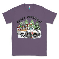 Lavender merry christmas gnomies Classic Tee - FaDigitalArtStudio