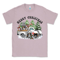 Lilac merry christmas gnomies Classic Tee - FaDigitalArtStudio