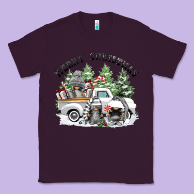Merry Christmas Gnomies Classic Tee Designed By Fadigitalartstudio