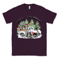 Plum merry christmas gnomies Classic Tee - FaDigitalArtStudio