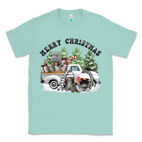 Seafoam merry christmas gnomies Classic Tee - FaDigitalArtStudio