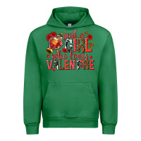 Emerald just a girl who loves valentine Urban Hoodie - texasbilliewilder