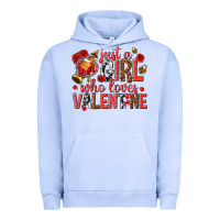 Pigment Grape Ice just a girl who loves valentine Urban Hoodie - texasbilliewilder